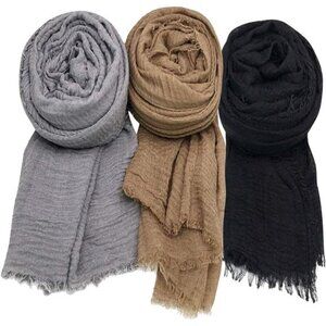 Women Scarf Shawl for All Season 3PCS Scarve Wrap Scarve.